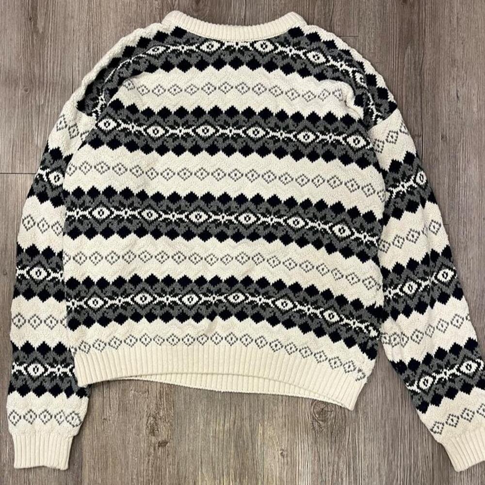 Vintage Savile Row Fair Isle knit sweater